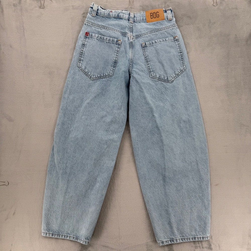 BDG Women's Blue Rih‎ Extreme Baggy Mid-Rise Relaxed Fit Jeans Women's Size 25 - Picture 9 of 16